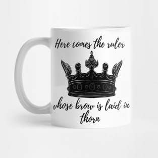 here comes the king whose brow laid in thrones tiktok viral design Mug